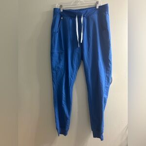 Figs royal blue Zamora joggers scrub pant large TALL